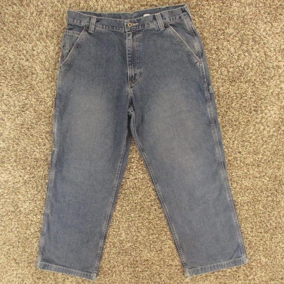 Abercrombie & Fitch‎ Vintage Y2K Jeans Men's 34x31 Carpenter Relaxed Loose Denim - Picture 1 of 12